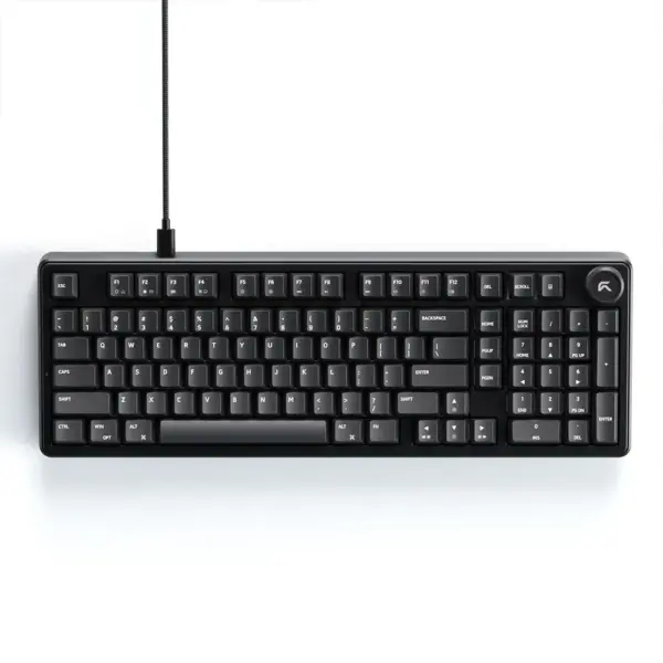 Cybeart Akula 99 Lite Compact Full-Size Wired Gaming Keyboard - Black