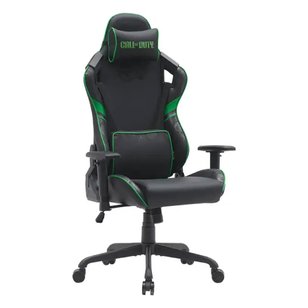 GAMEON Call of Duty (COD) Office Computer Gaming Chair with Adjustable Armrest - Green/Black