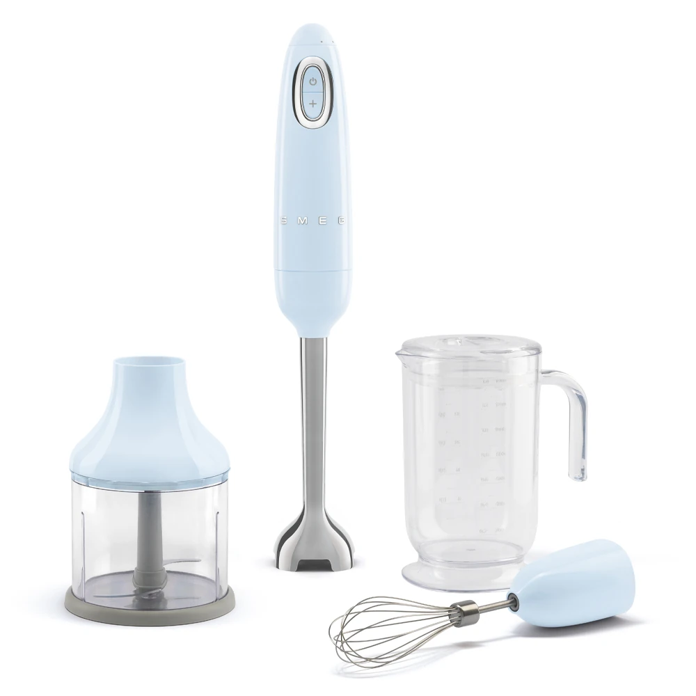 sjdiosjdjsd SMEG Hand Blenders 50's Style - Pastel Blue - Image 1