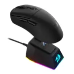 Redragon M998-STD-1K Tri-Mode Mouse with RGB Charging Dock - Black - Image 3