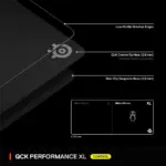 Steelseries - Qck Performance Gaming Mouse Pad Xl - Control - Black - Image 2