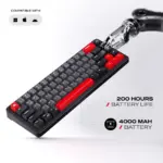 CYBEART - Akula 65 | Compact 65% Tri-Mode Gaming Keyboard - Black - Image 3