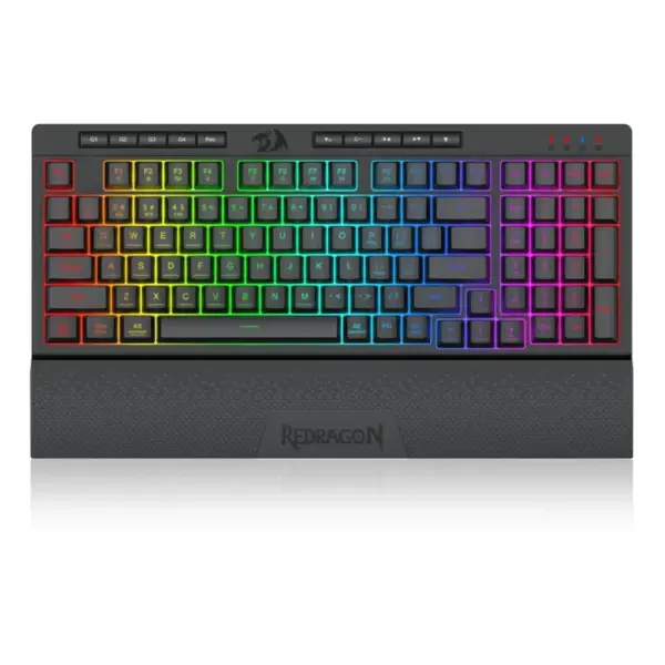 لوحة مفاتيح الألعاب اللاسلكية ريدراجون - شيفا برو K515-rgb - أسود