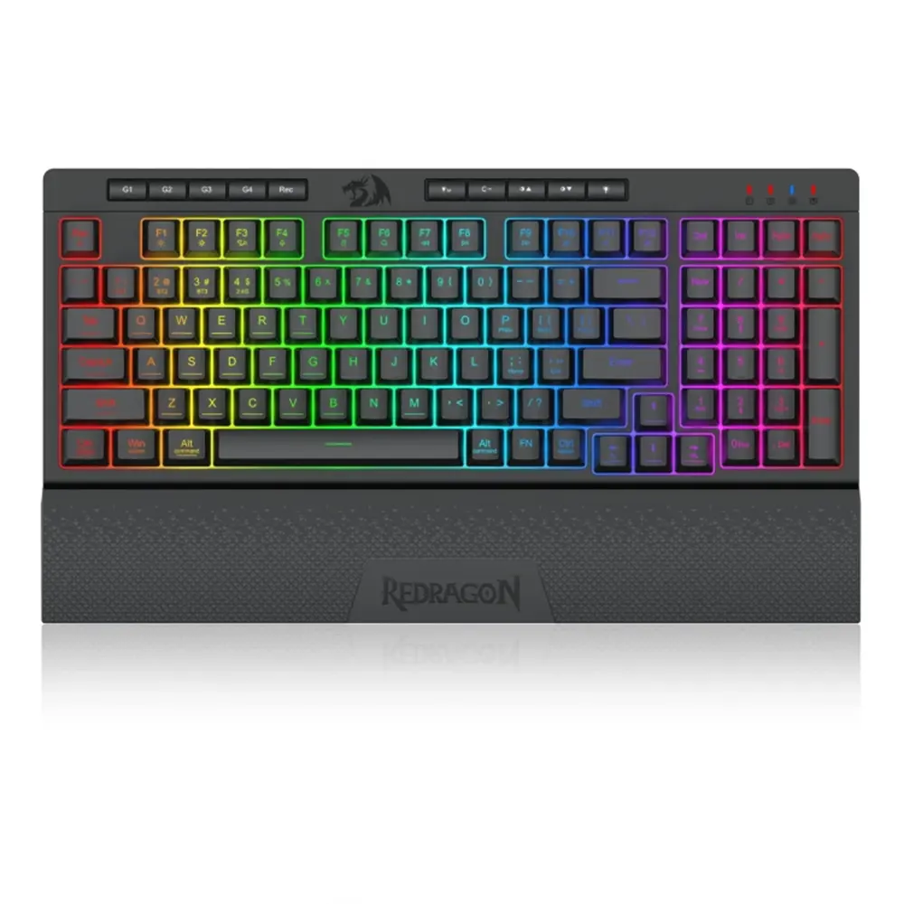 84185418491 (1) Redragon-Keyboard - Shiva Pro K515-rgb Wireless Gaming Keyboard-Black - Image 1