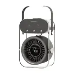 Porodo Lifestyle Chillo Aqua Portable Mist Fan with 500mL Large Water Tank - Black - Image 2