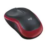Logitech - M185 Wireless Optical Mouse, Black / Red - Image 2