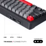 CYBEART - Akula 65 | Compact 65% Tri-Mode Gaming Keyboard - Black - Image 2