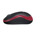 Logitech - M185 Wireless Optical Mouse, Black / Red - Image 4