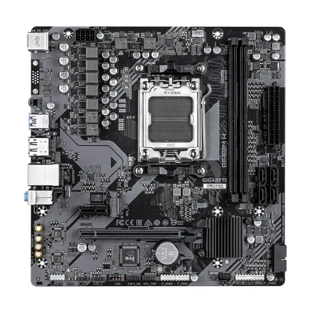 addasfdsfaskjd (1) Gigabyte B650M-H Micro ATX AM5 Socket Motherboard - Image 1