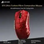 ATTACK SHARK X11 Ultra Wireless Gaming Mouse - Red - Image 2