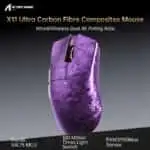 ATTACK SHARK X11 Ultra Wireless Gaming Mouse - Purple - Image 2