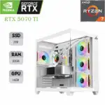 SHARX PROFIN GAMING PC | AMD RYZEN 7 9800X3D | RTX 5070 TI 16GB | 32GB RAM | 2TB SSD