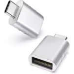 محول سينتك من USB إلى USB-C - فضي