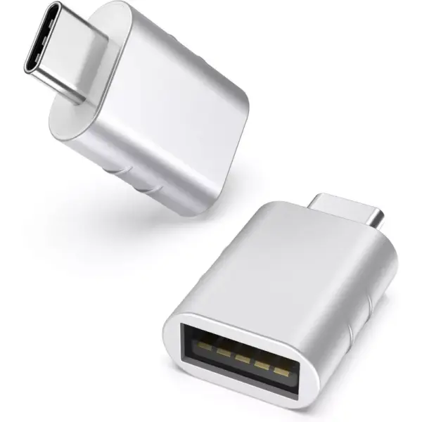 محول سينتك من USB إلى USB-C - فضي
