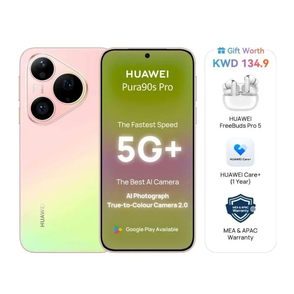 jked Huawei Pura 90S Pro 12GB+256GB - Guava Soda Bundle - Image 1