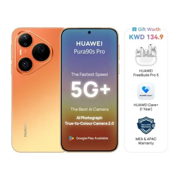 Huawei Pura 90S Pro 12GB+256GB - Orange Soda Bundle