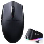 Attack Shark G3 Pro Tri-mode Wireless Gaming Mouse With Charge Dock 25000 Dpi Ultra Lightweight - Black