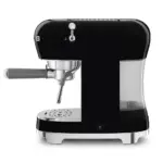Smeg 50's Style Espresso Coffee Machine With Steam Wand - Black - Image 3