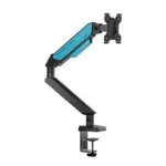 Andaseat Stealth II A6D-2S Ergonomic Single Monitor Arm - Black/Blue