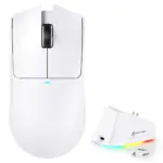 Attack Shark X11 Wireless Gaming Mouse With Charging Dock - White