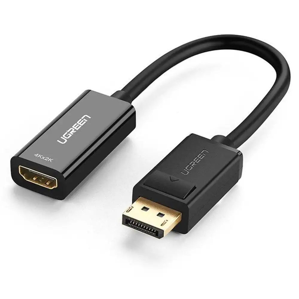 kmfsdlc Ugreen Cable DisplayPort HDMI Adapter FullHD 1080P - Black - Image 1