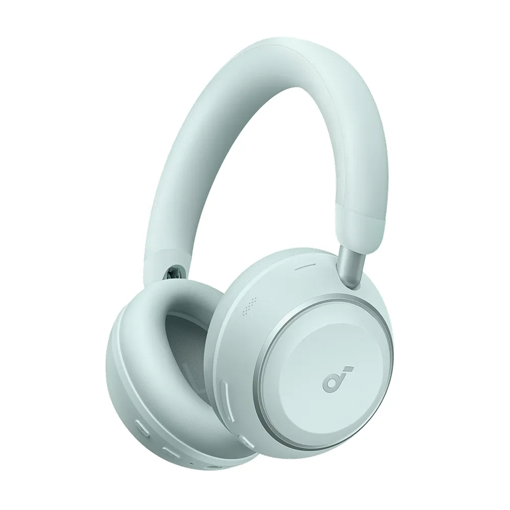 kmwde Anker Soundcore Space 2 Over-Ear Noise Cancelling Headphones - Seafoam Green - Image 1