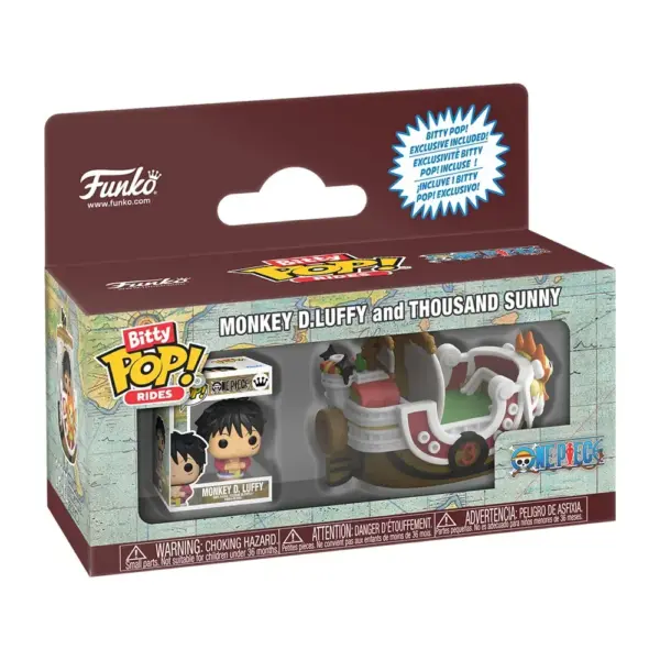 Funko Bitty Pop! Rides Anime: One Piece – Thousand Sunny with Luffy