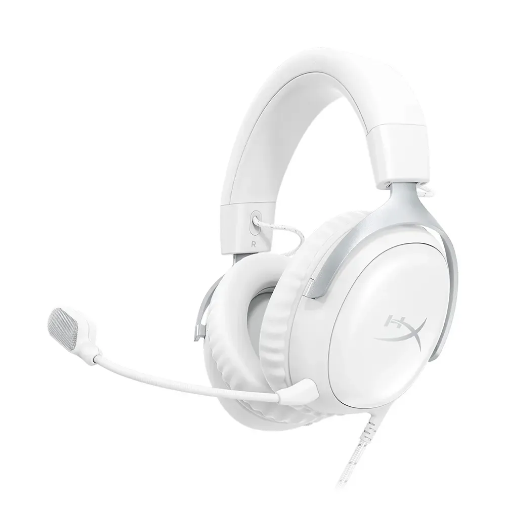 _l342 HyperX Cloud III Gaming Headset - White - Image 1