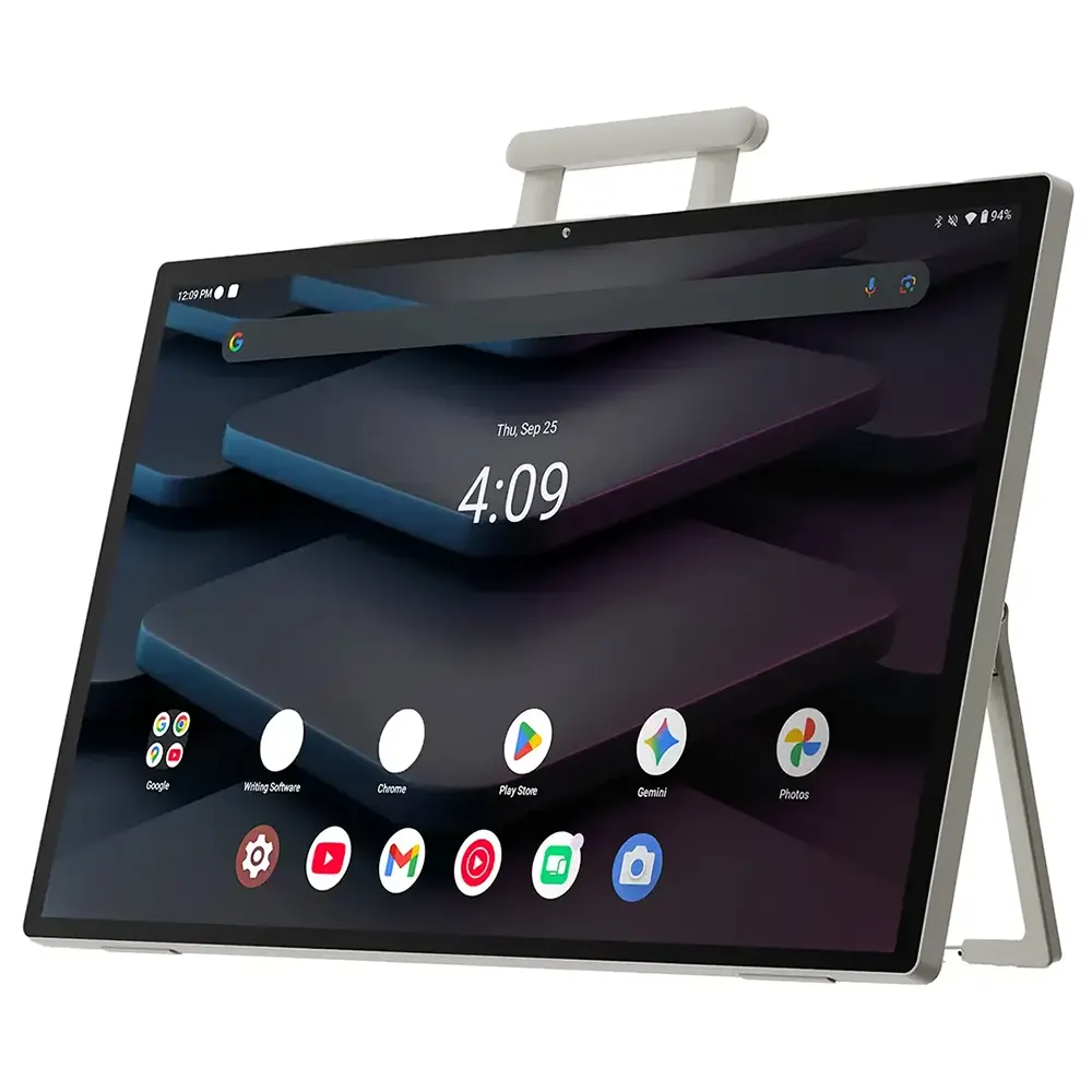 ljwe Porodo Naspanora Portable Smart Tablet with Stereo Speakers & 10-Point Touch - White - Image 1