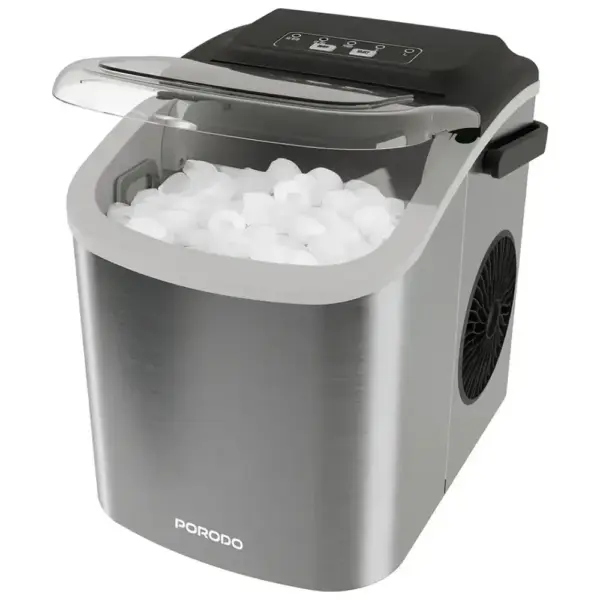 Porodo Lifestyle Instant Bullet Ice Maker - Silver