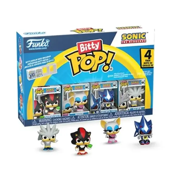 Funko Bitty Pop! Games: Sonic the Hedgehog – Shadow 4-Pack