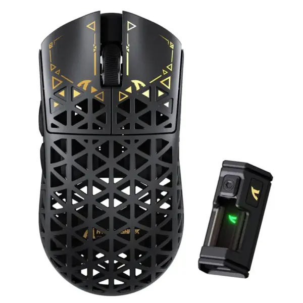 Attack Shark R5 Ultra Carbon Fiber Wireless 8k Paw3950max Gaming Mouse - Black