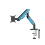 Andaseat Stealth Pro II RGB A9X Single Monitor Arm - Black/Blue - Image 2