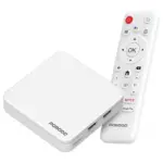 Porodo Echobox Android TV Box with 4K Ultra HD Streaming - White