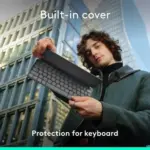 Logitech Keys-To-Go 2 Ultra-Portable Bluetooth Keyboard(Arabic-English) with Cover - Graphite - Image 4