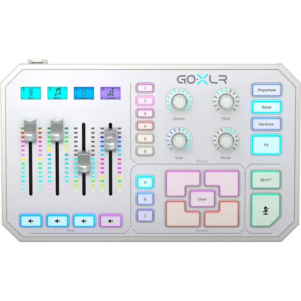Tc Helicon Goxlr 4-channel USB Streaming Mixer With Voice Fx And Sampler - White