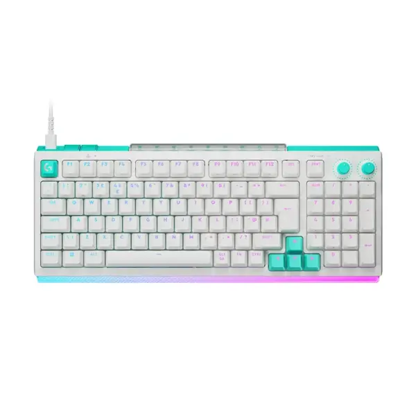 Logitech G512 X 98 TMR Analog / Mechanical Gaming Keyboard - white