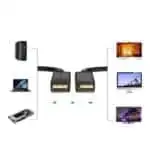 Ugreen Cable 4K DisplayPort (male-male) 5m - Black - Image 3