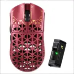 Attack Shark R5 Ultra Carbon Fiber Wireless 8k Paw3950max Gaming Mouse - Red