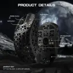 Attack Shark R5 Ultra Carbon Fiber Wireless 8k Paw3950max Gaming Mouse - Black - Image 5