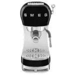 Smeg 50's Style Espresso Coffee Machine With Steam Wand - Black - Image 2