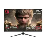GAMEON Pro Series 23.8" FHD, 180Hz, MPRT 0.5ms, HDMI 2.1, Fast VA Panel Curved Gaming Monitor - Black