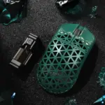 Attack Shark R5 Ultra Carbon Fiber Wireless 8k Paw3950max Gaming Mouse - Green - Image 2
