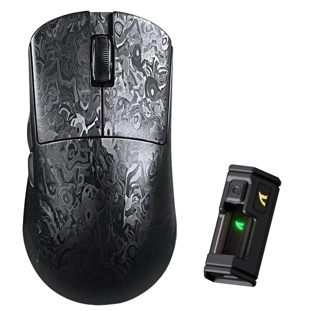okwed3 Attack Shark R11 Ultra Carbon Fiber Wireless 8k Paw3950max Gaming Mouse - Black - Image 1