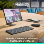 Logitech Keys-To-Go 2 Ultra-Portable Bluetooth Keyboard(Arabic-English) with Cover - Graphite - Image 3