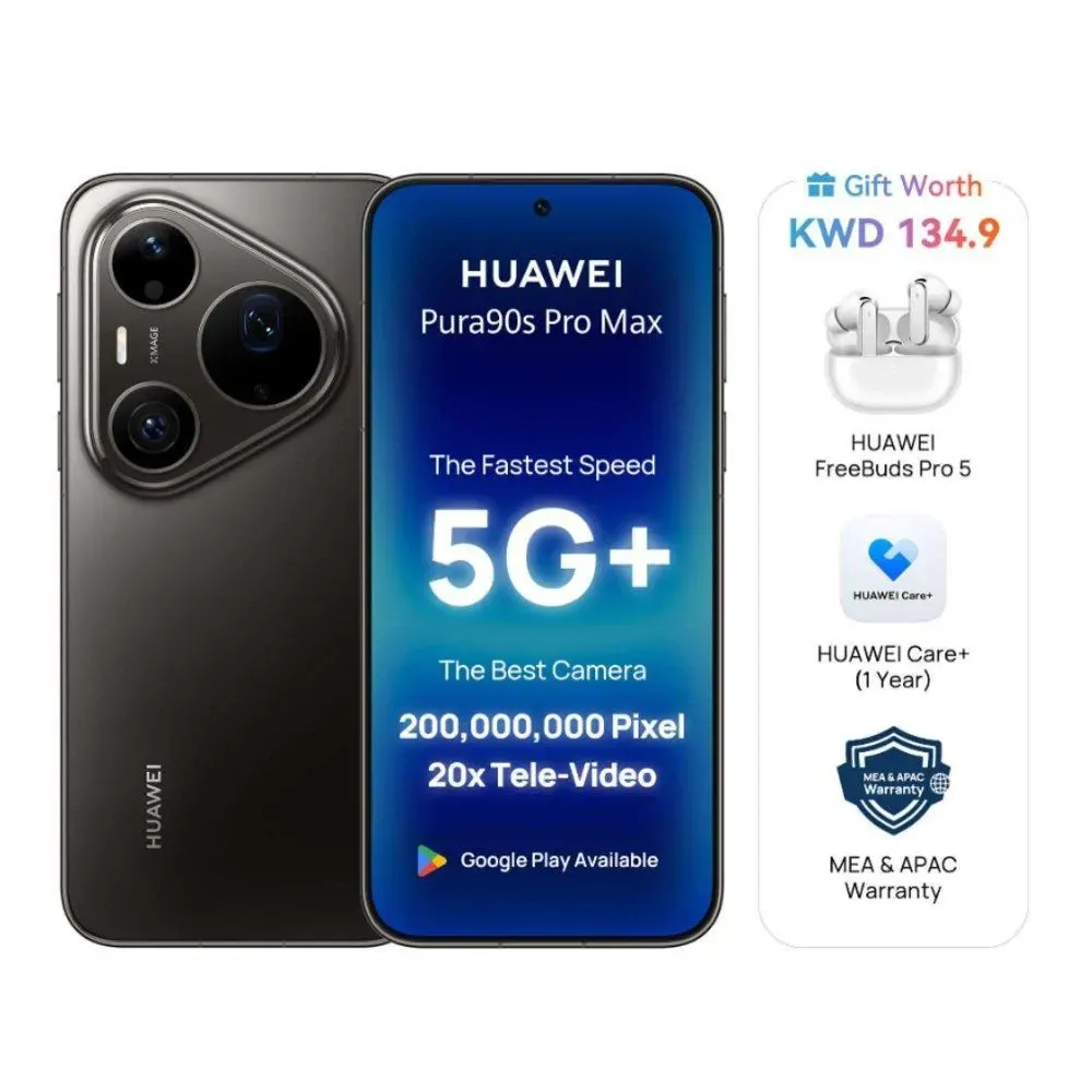 olkwefw HUAWEI Pura 90s Pro Max 12+512Gb - Graphite Black Bundle - Image 1