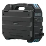 Powerology Helio 1600W Portable Solar Power Generator - Black - Image 2