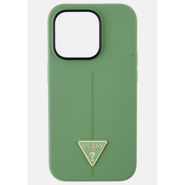 Guess iPhone 14 Pro Silicone Phone Case - Green