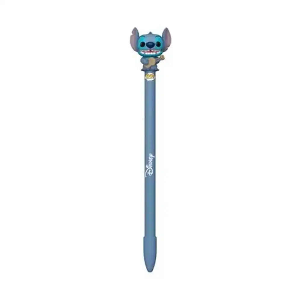 sdgsdgdf Funko Pop! Pen Topper Cartoon Animation: Disney – Lilo & Stitch – Stitch with Guitar - Image 1