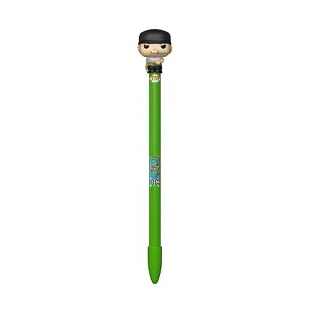 sedfswrgrg قلم Funko Pop! برأس تزييني للأنمي: One Piece – زورو - الصورة 1